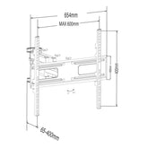 Wall Bracket MacLean 80" 50 kg